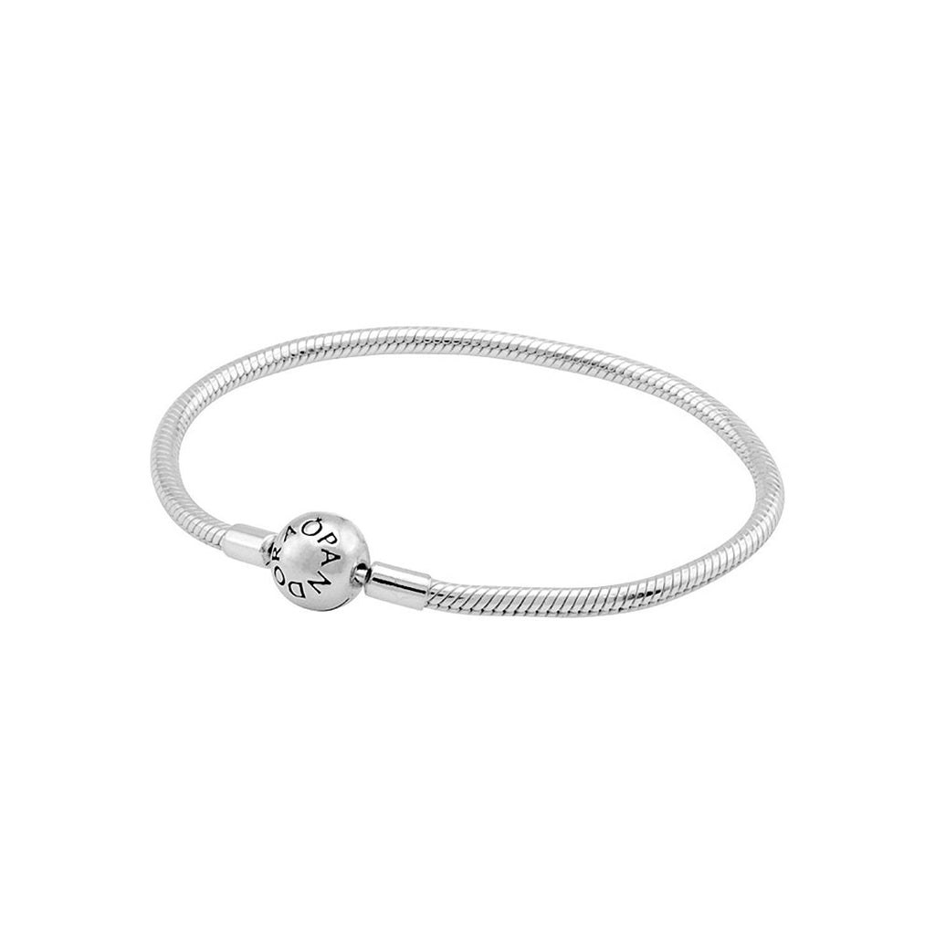 Pandora 590728-21 Sterling Silver Smooth Clasp Bracelet 8.3 in