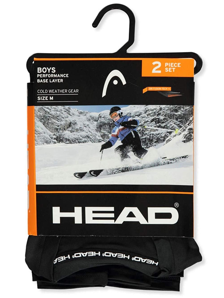HEAD Boys' Performance Poly 2-Piece Long Underwear Set