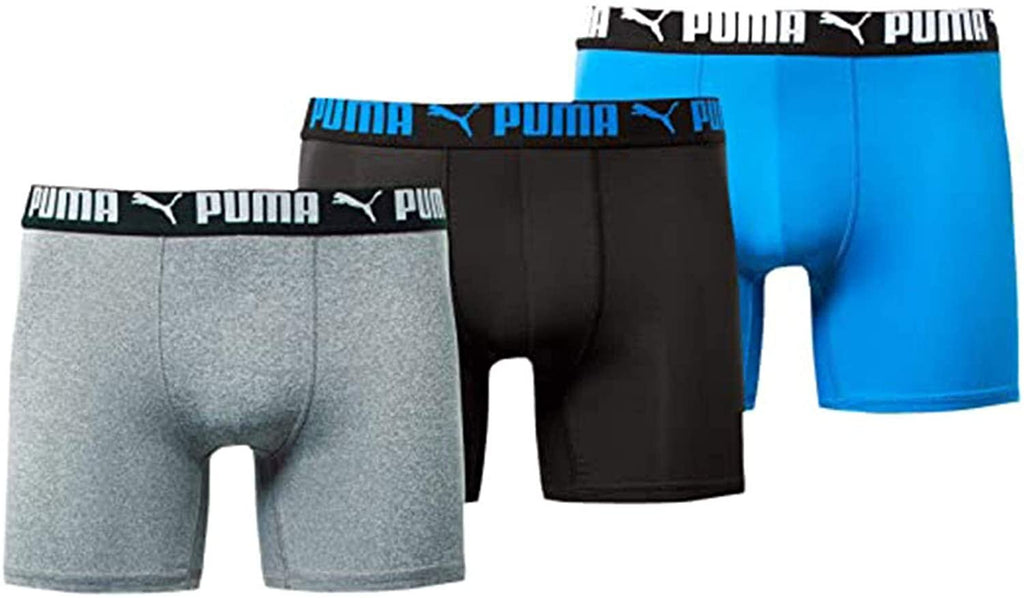 PUMA Men's 3 Pack Tech Boxer Brief