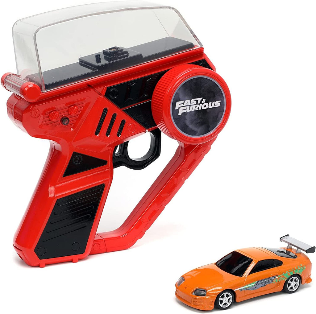 Jada Fast & Furious 1:55 Toyota Supra RC Radio Control Car, Toys for Kids and Adults