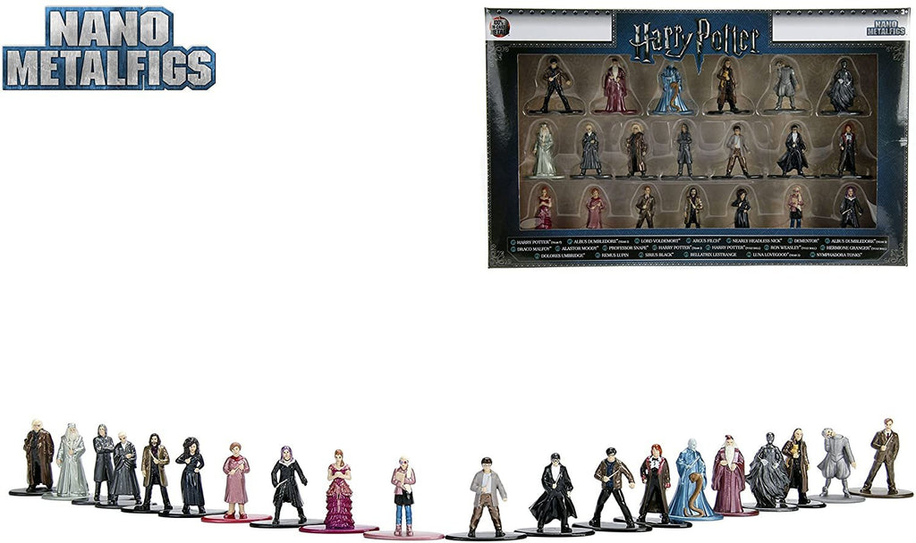 Nano Metalfigs Harry Potter Wave 2 Collectible Toy Figures (20 Piece), Multicolor, 1.65"