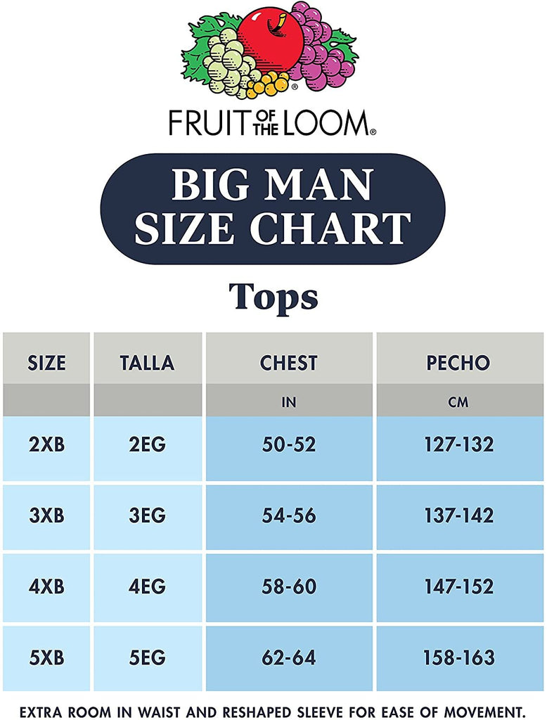 Fruit of the Loom Men's Breathable Undershirts, Designed to Keep You Cool