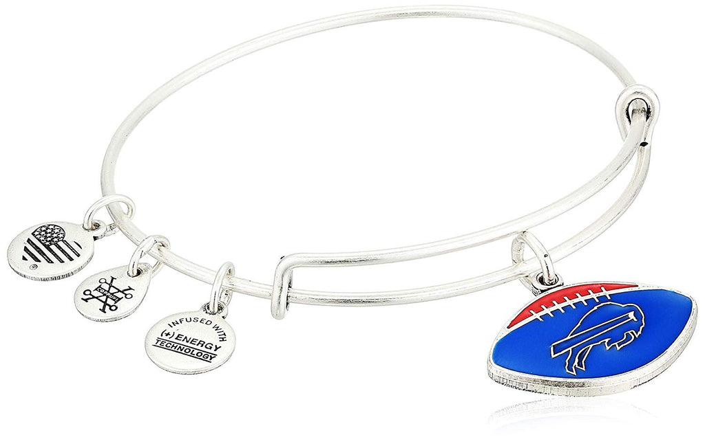Alex and Ani Womens Color Infusion Buffalo Bills Football II Bangle