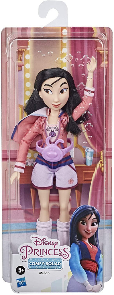 Disney Princess Comfy Squad Mulan Fashion Doll, Toy Inspired by Disney’s Ralph Breaks The Internet, Casual Outfit Doll, Girls 5 and Up , White