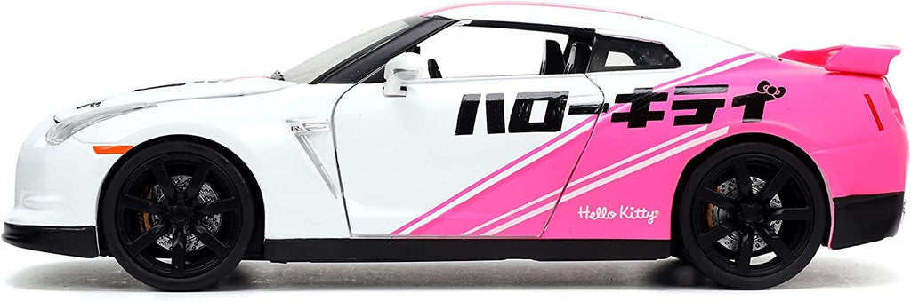 Jada Toys Sanrio 1:24 1986 Toyota Trueno (AE86) Die-cast Car & Aggretsuko️ Figure, Toys for Kids and Adults (33725)