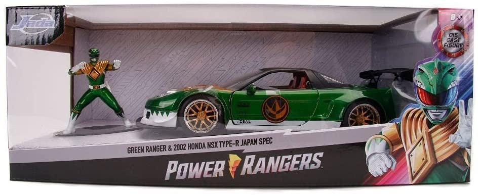 Jada 1:24 Diecast 2002 Honda NSX with Green Ranger Figure