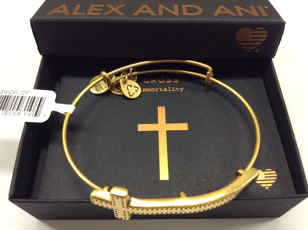 Alex and Ani Womens Spiritual Armor Cross Bangle