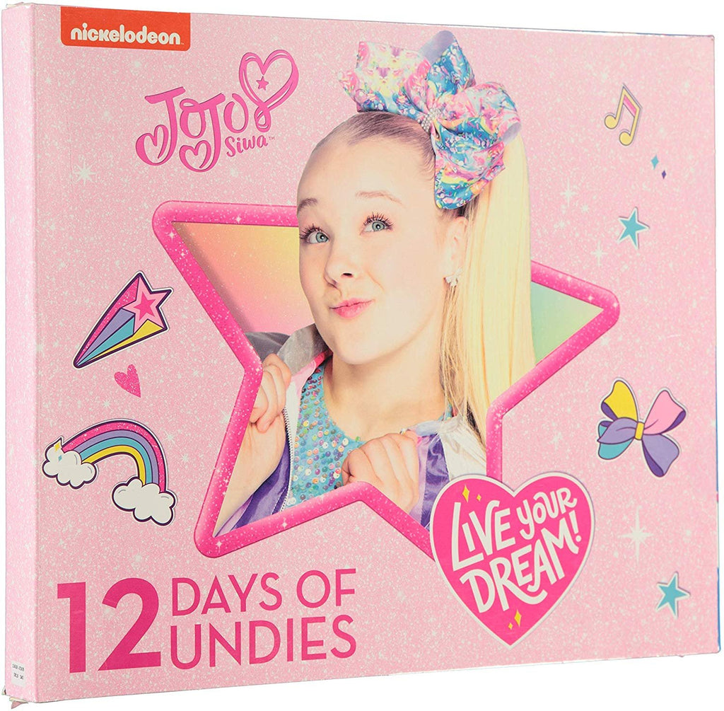 Nickelodeon Girls' JoJo Siwa 12 Days 'Un-Boxing' Panty Giftbox