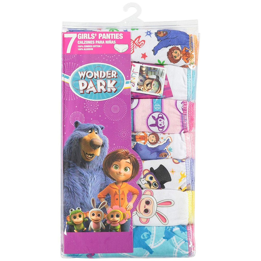 Handcraft Wonderpark Girls' 7-Pack Panties
