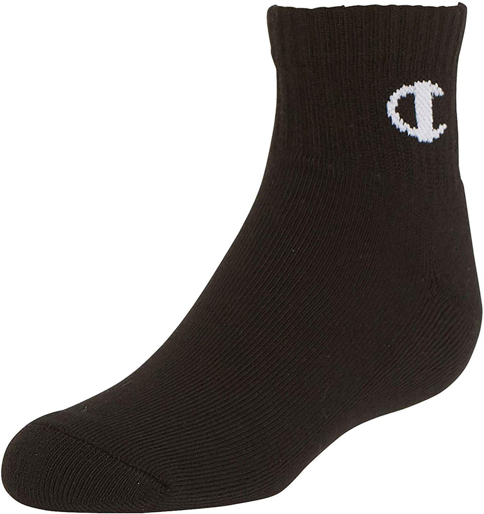 Champion Kids' Big 6-Pack Socks in Quarter Or Low Cut