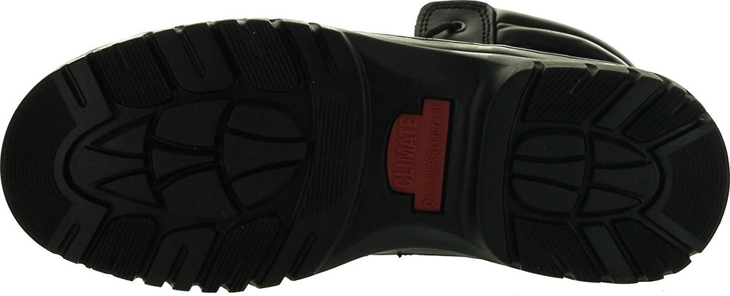 Mens 1009Bl Tactical Boots Black Side Zipper 8" Combat Military Swat Work Shoes (11.5 D(M) US)