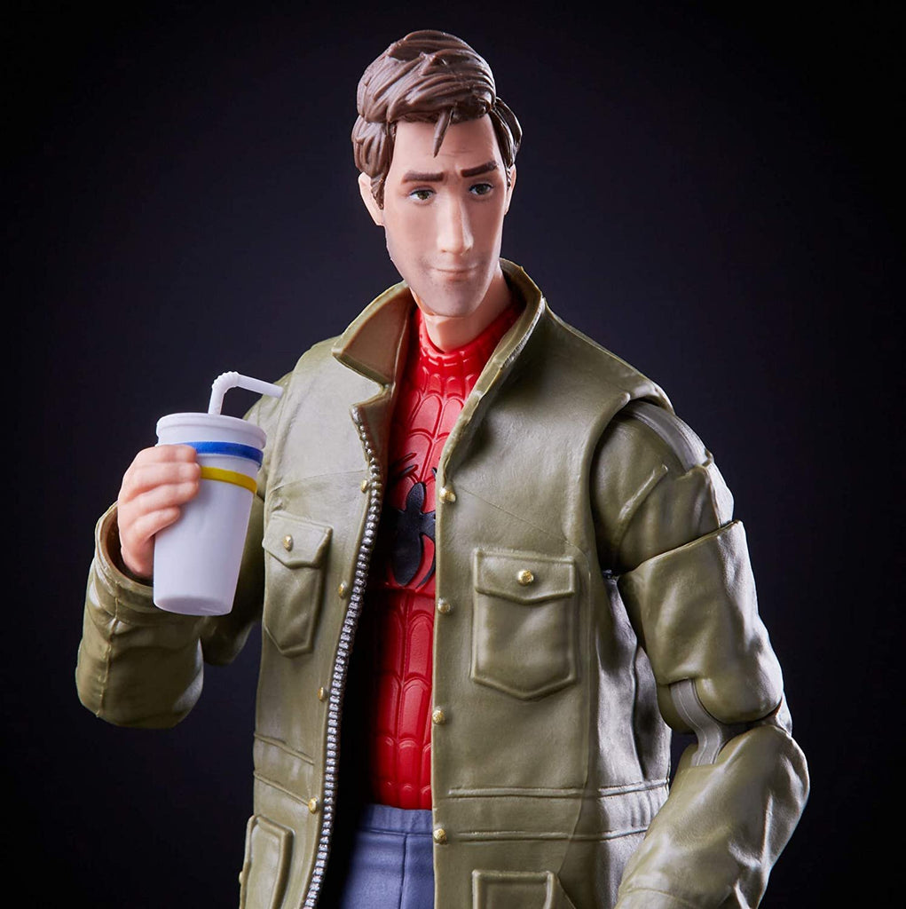 Spider-Man Hasbro Marvel Legends Series Into The Spider-Verse Peter B. Parker 6-inch Collectible Action Figure Toy for Kids Age 4 and Up