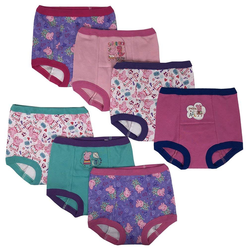 Peppa Pig Girls' Toddler 7-Pack