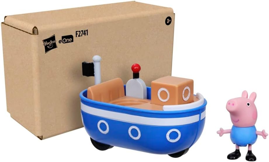 Peppa Pig Peppa's Adventures Little Campervan, Includes 3-inch Figure, Inspired by The TV Show, for Preschoolers Ages 3 and Up