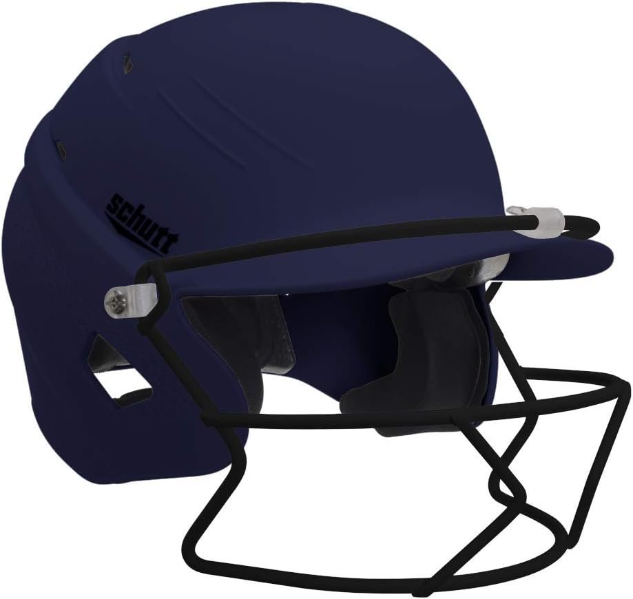Schutt XR1 Softball Batter's Helmet with Batter's Guard Facemask - One Size Fits Most