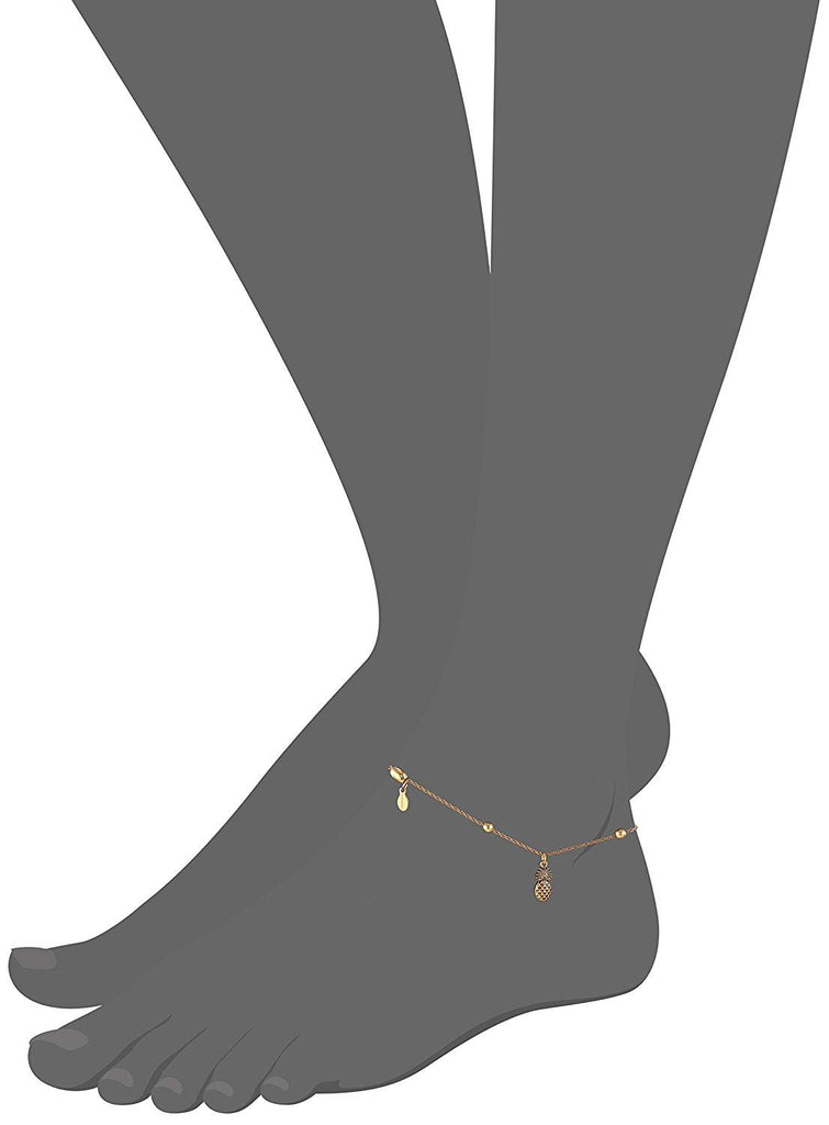 Alex and Ani Womens Pineapple Anklet