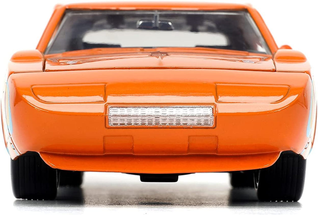 Jada Toys I Love The 60’s 1:24 1969 Dodge Charger Daytona Die-Cast Car, Toys for Kids and Adults, Orange