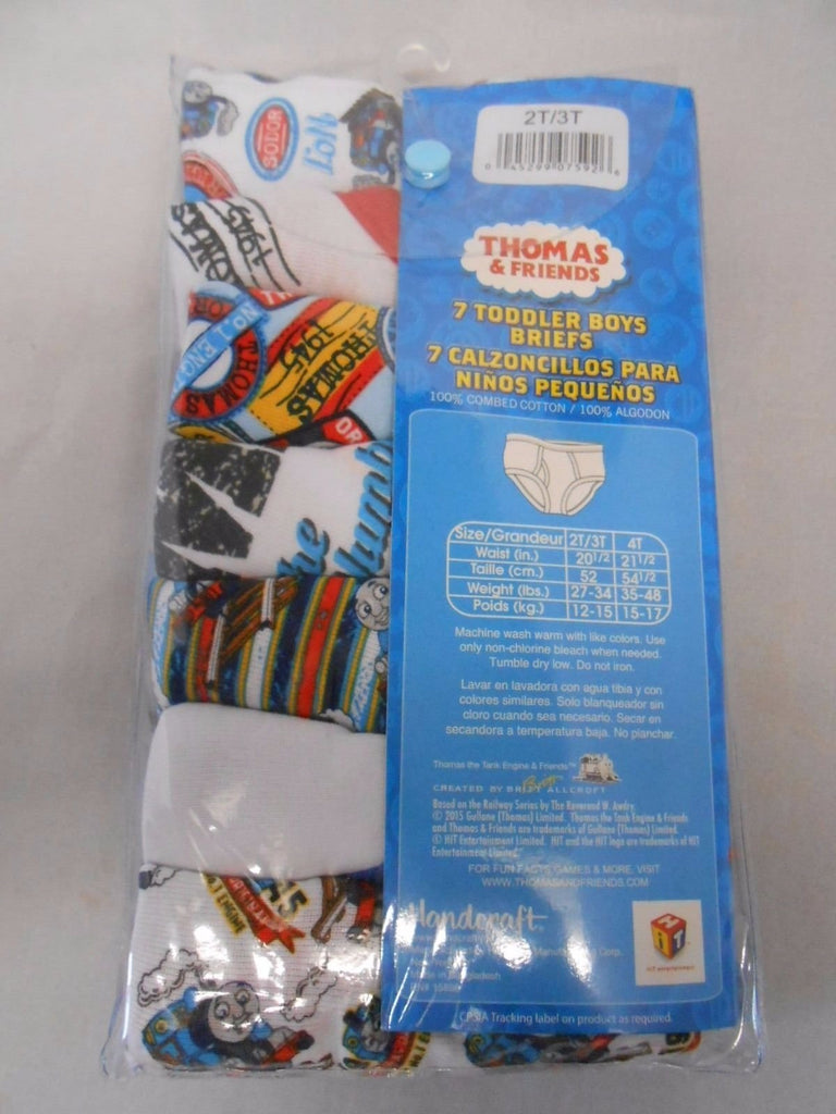 Thomas the Train Toddler Boys' Briefs 7 Pair Pack