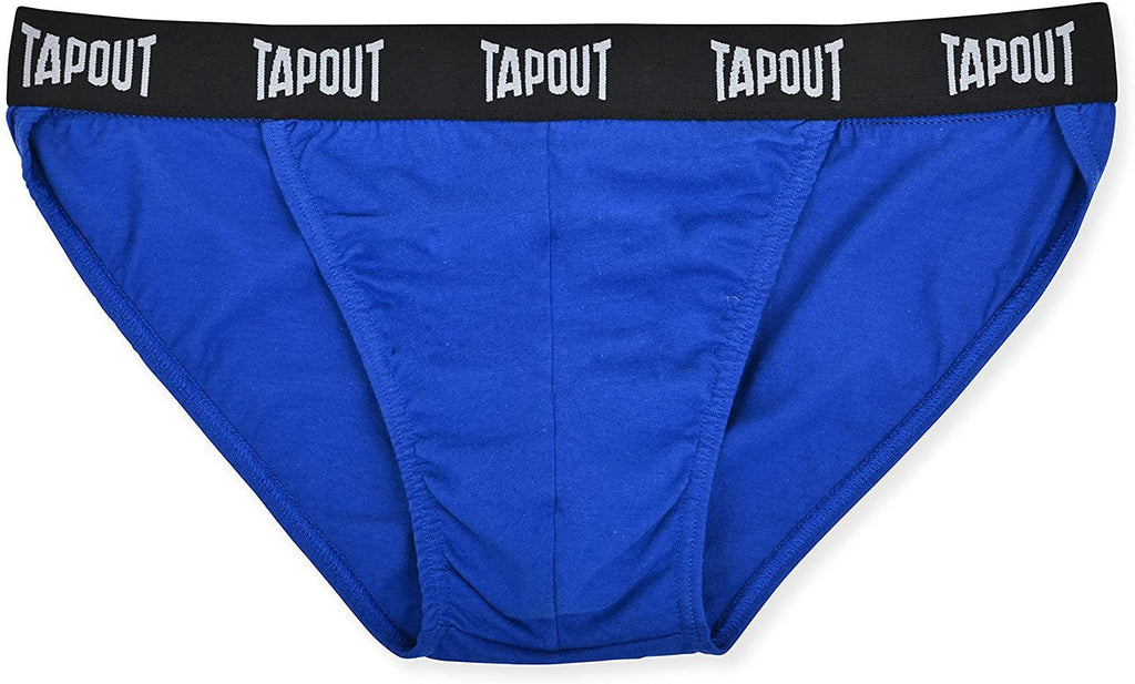 Tapout Men's String Bikinis - 6-Pack Essential Cotton Assorted Colors No Fly S-5X
