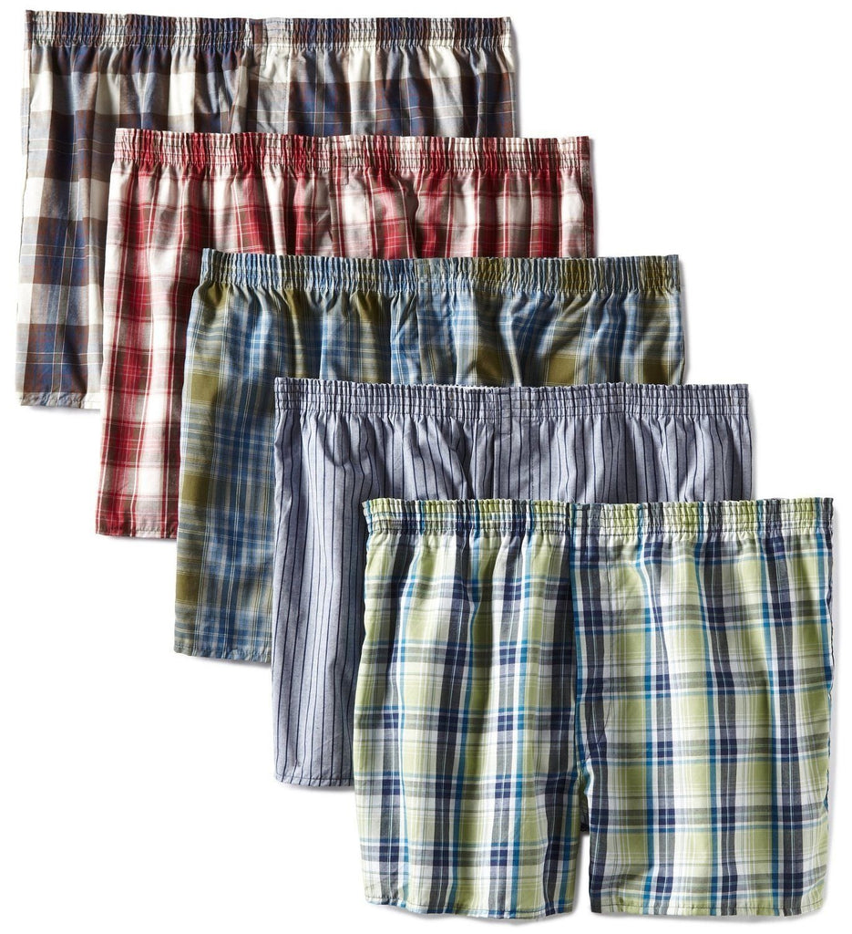 Fruit of the Loom Men's Boxers LOW RISE 5 or 10 pack 2XL (46-48), 3XL (50-52)