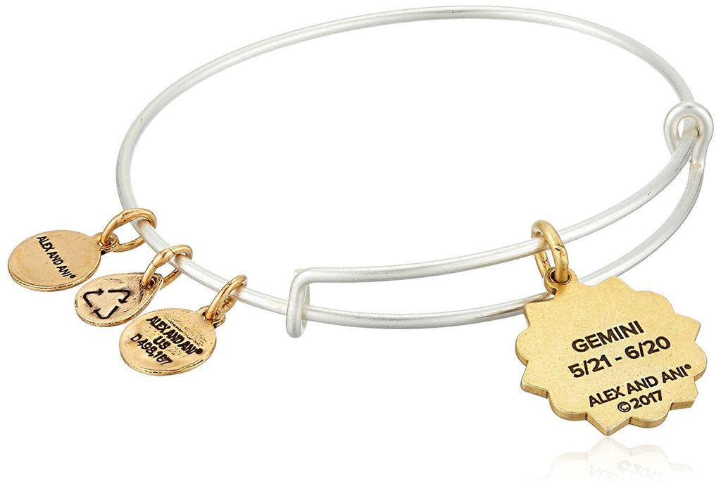 Alex and Ani Gemini Two Tone Bangle Bracelet NWTBC