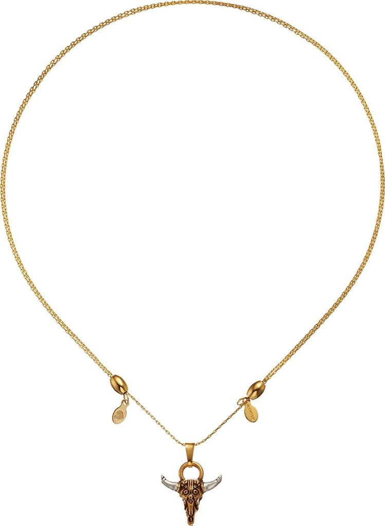 Alex and Ani Womens Spirited Skull Expandable Necklace