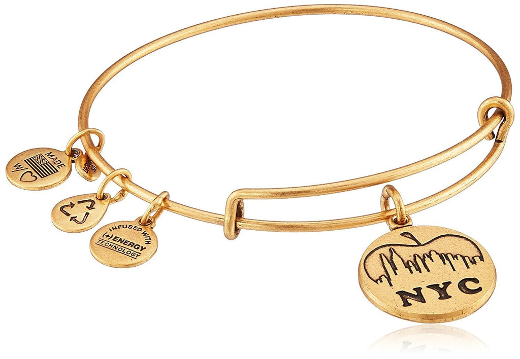 Alex and Ani Places We Love NYC Skyline Expandable Wire Bangle Bracelet, 7.25"