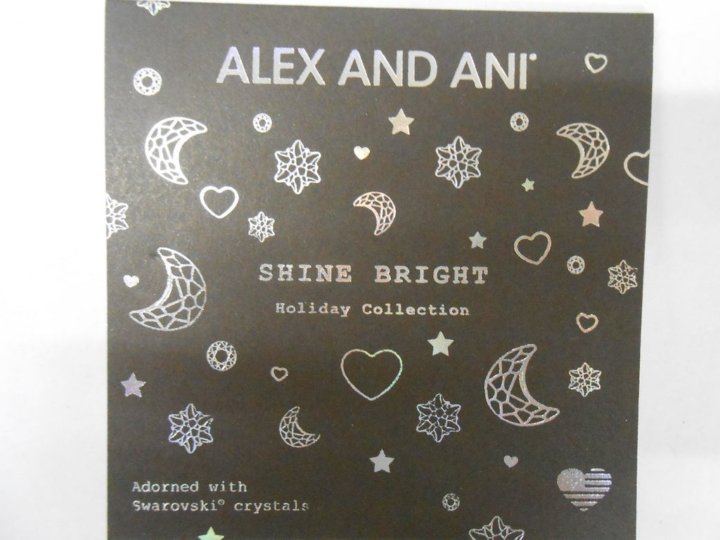 Alex and Ani Moon & Star Set of 5 Bangle Bracelet