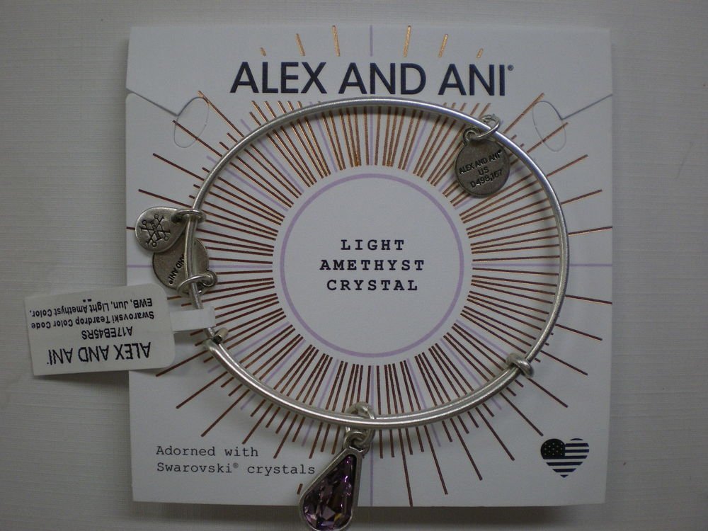 Alex and Ani Womens Swarovski Teardrop Color Code Bangle September/Rafaelian Gold/Sapphire