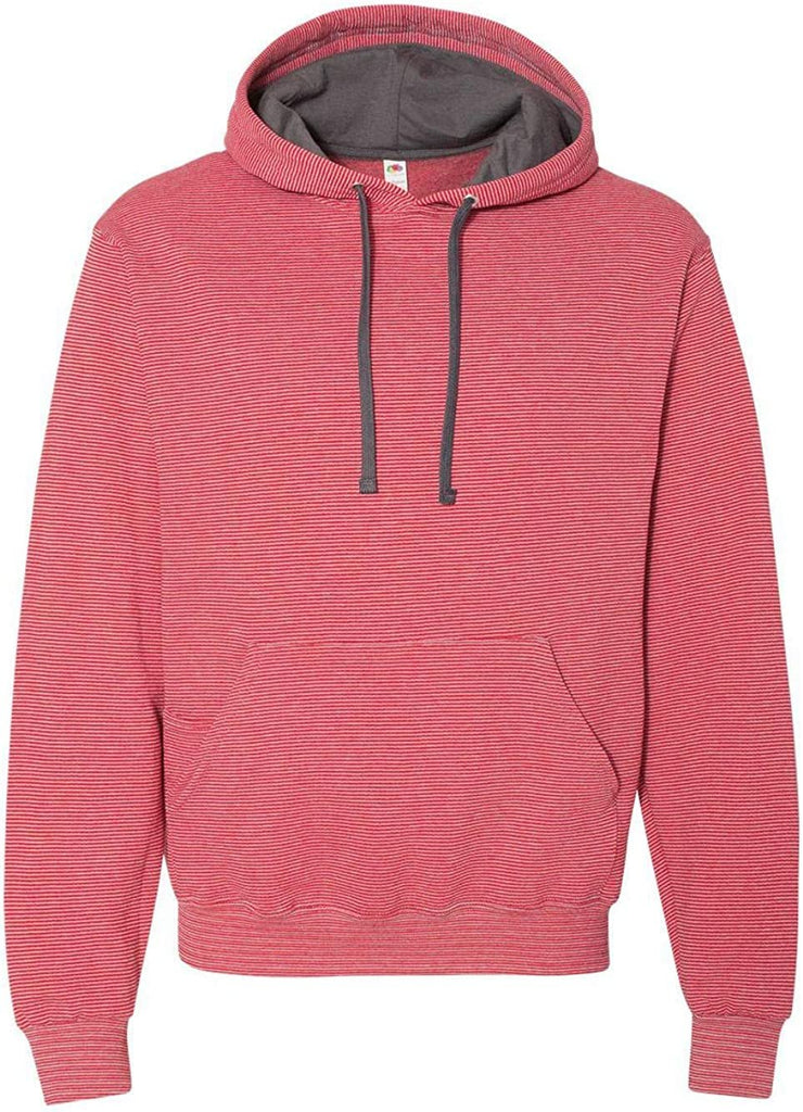 Fruit of the Loom - Sofspun Microstripe Hooded Pullover Sweatshirt - SF77R
