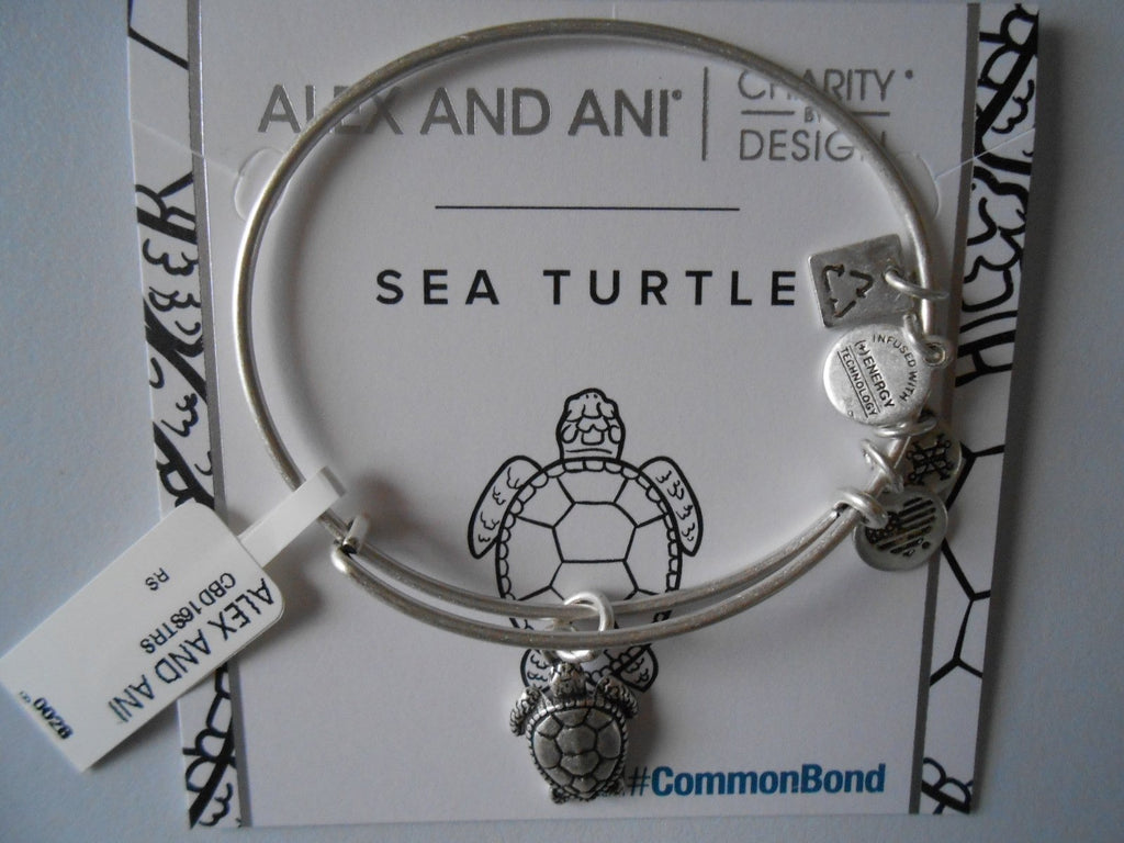 Alex and Ani Charity by Design Turtle Rafaelian Bangle Bracelet