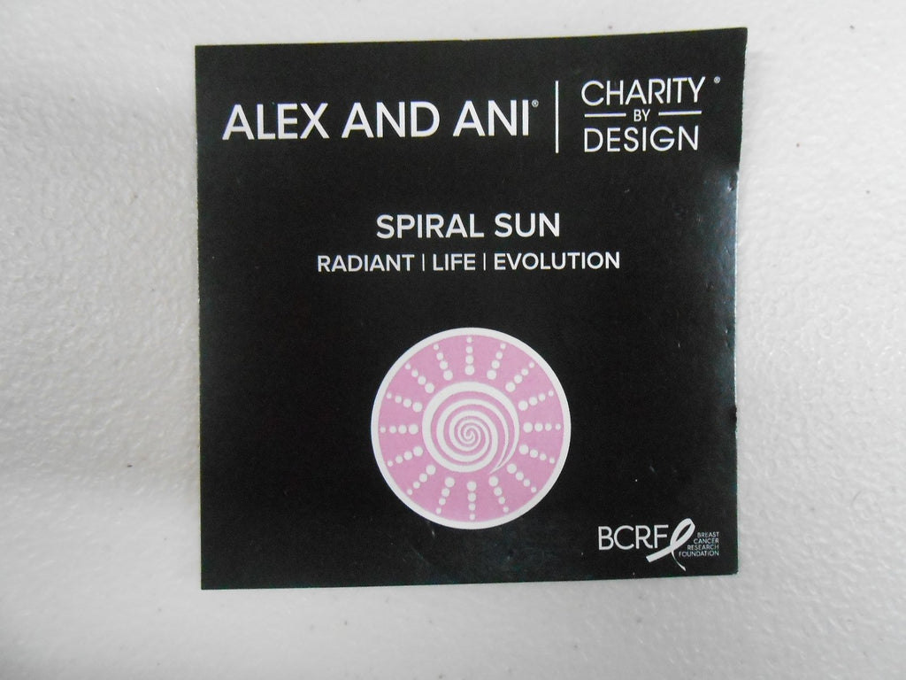 Alex and Ani Womens Charity by Design - Spiral Sun Expandable Charm Bangle Bracelet