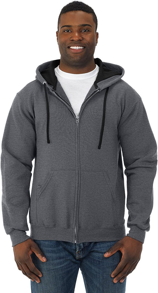 Fruit of the Loom Men's Sofspun Fleece Full Zip Hoodie