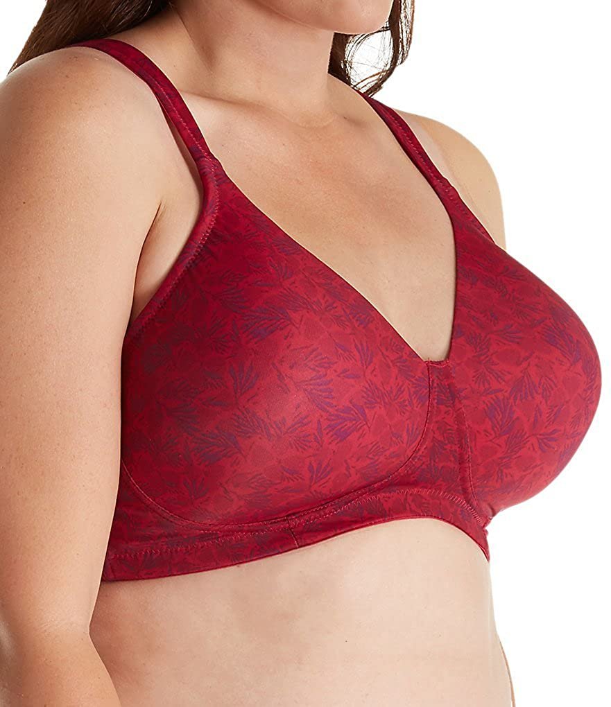 LEADING LADY Women's Molded Padded Seamless Wirefree Bra Bra