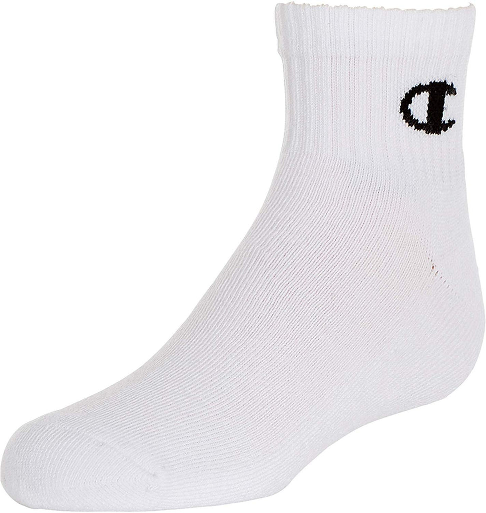 Champion Kids' Big 6-Pack Socks in Quarter Or Low Cut