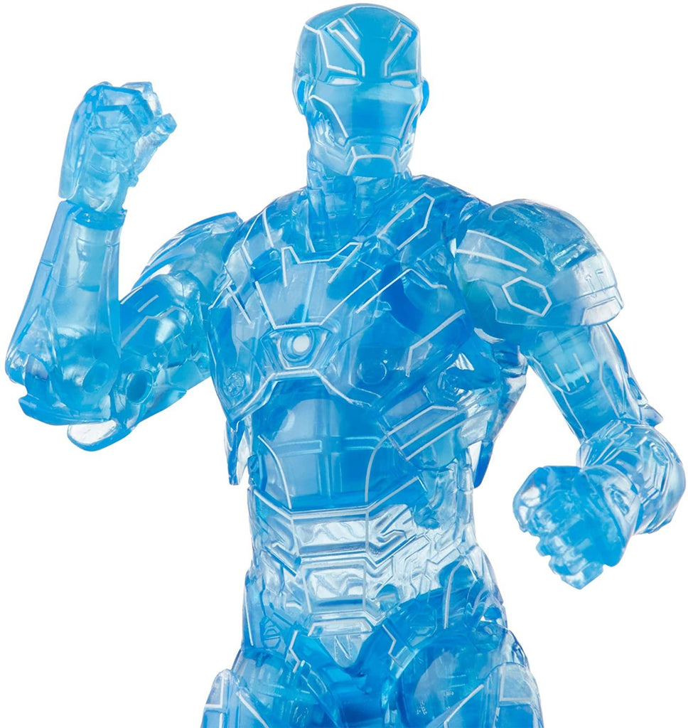 Hasbro Marvel Legends Series 6-inch Hologram Iron Man Action Figure Toy, Premium Design and Articulation Includes 2 Accessories and 1 Build-A-Figure Part