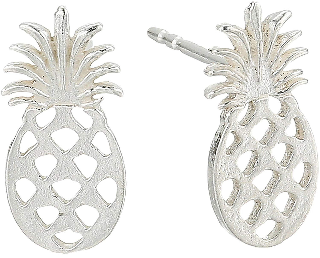 Alex and Ani Women's Pineapple Post Earrings