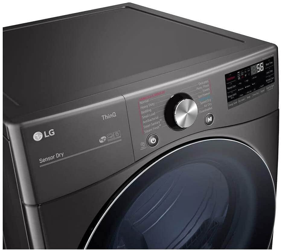 LG DLEX4200B / DLEX4200B / DLEX4200B 7.4 cu. ft. Ultra Large Capacity Smart wi-fi Enabled Front Load Dryer with TurboSteam and Built-in Intelligence