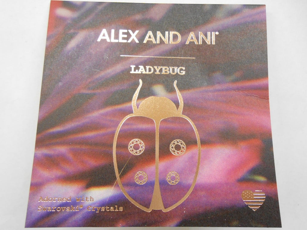 Alex and Ani Womens Cosmic Messages - Ladybug Set of 3 Charm Bangle