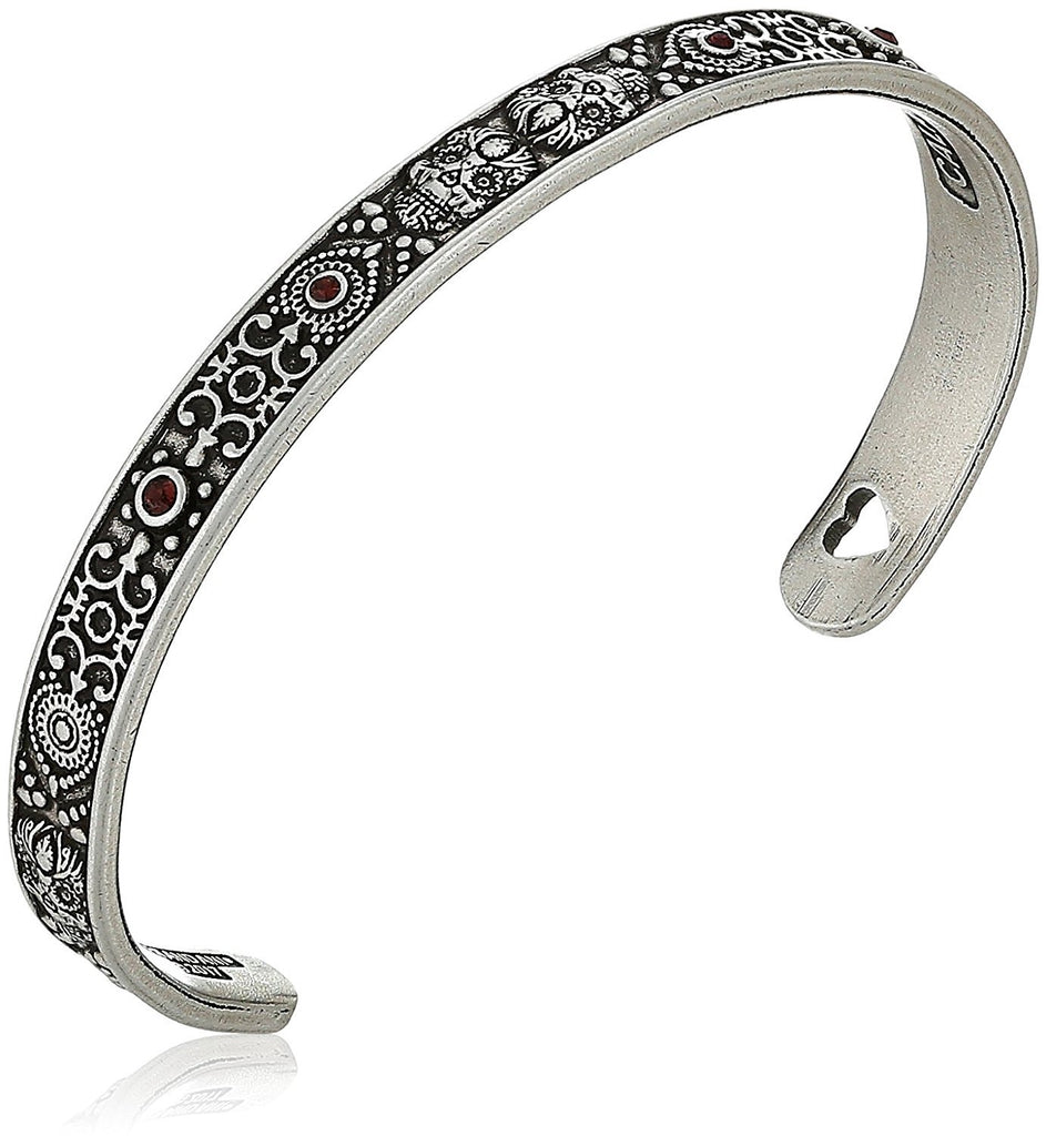 Alex and Ani Womens Calavera Cuff Bracelet