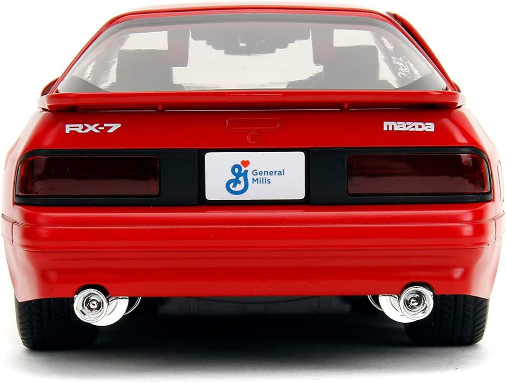General Mills Trix 1:24 1985 Mazda RX-7 Die-cast Car & 2.75" Trix Rabbit Figure, Toys for Kids and Adults