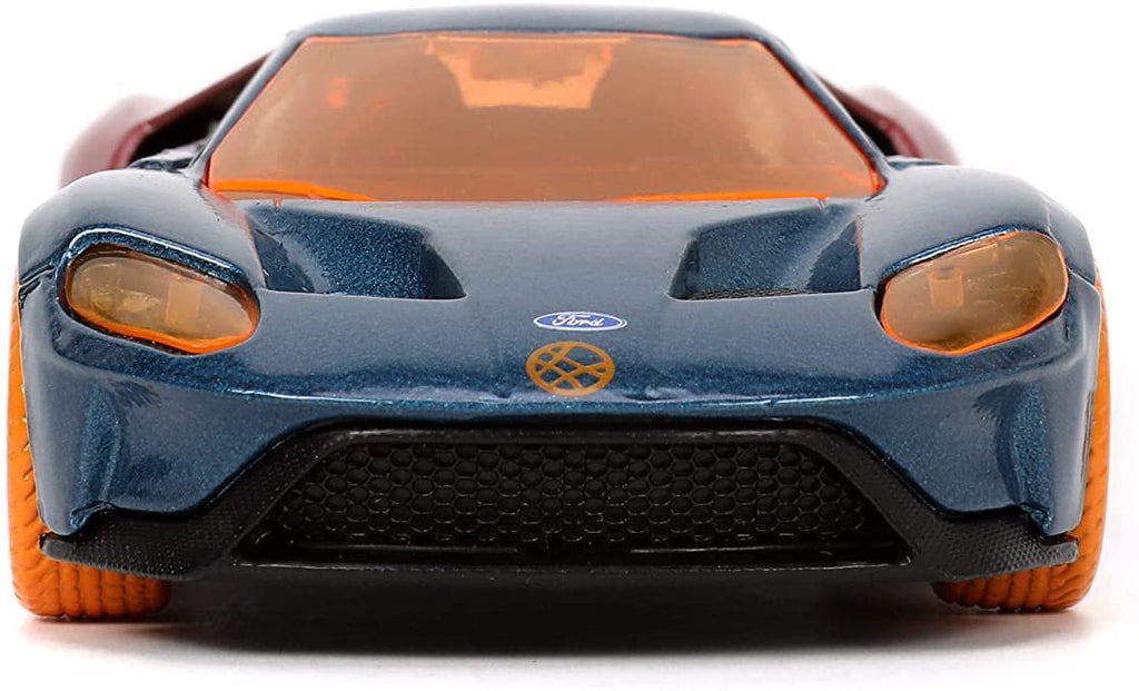 Jada Toys Marvel 1:32 2017 Ford GT Die-cast Car with 1.65" Dr. Strange Figure, Toys for Kids and Adults