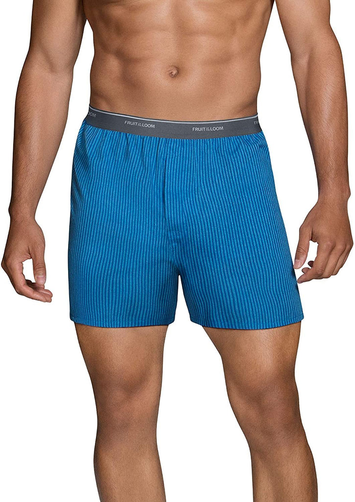 Fruit of the Loom Men's Soft Stretch-Knit Boxer Multipack
