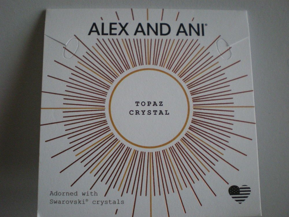 Alex and Ani Womens Swarovski Teardrop Color Code Bangle September/Rafaelian Gold/Sapphire