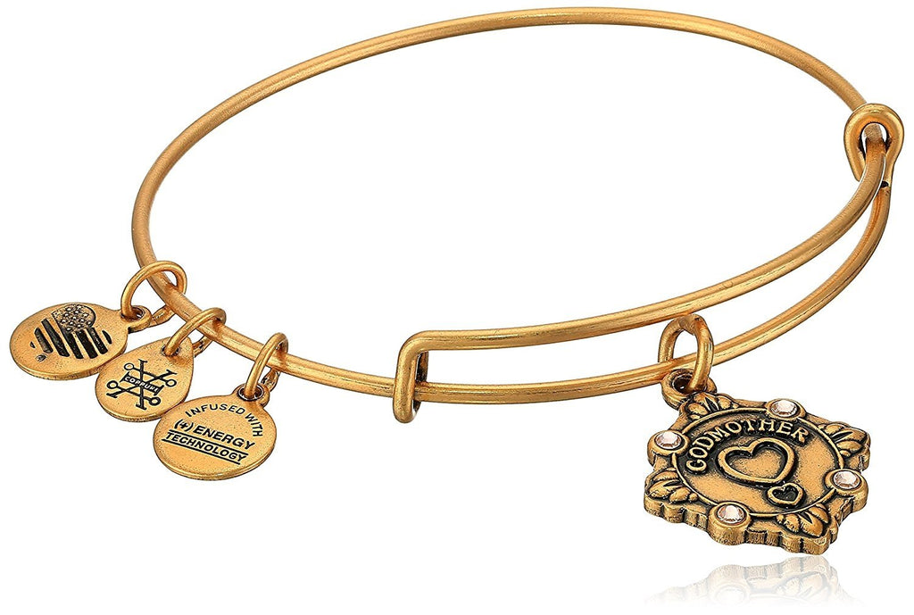 Alex and Ani Womens Because I Love You Godmother III Bangle