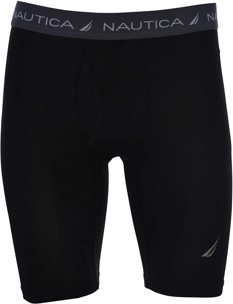 Nautica Men’s Cycling Shorts Bicycle Riding Dry Cool Sports Baselayer Running Workout Active Tights Yoga Athletic Spandex