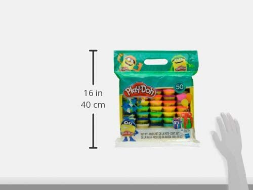 Play-Doh Modeling Compound 50- Value Pack Case of Colors , Non-Toxic , Assorted Colors , 1-Ounce Cans