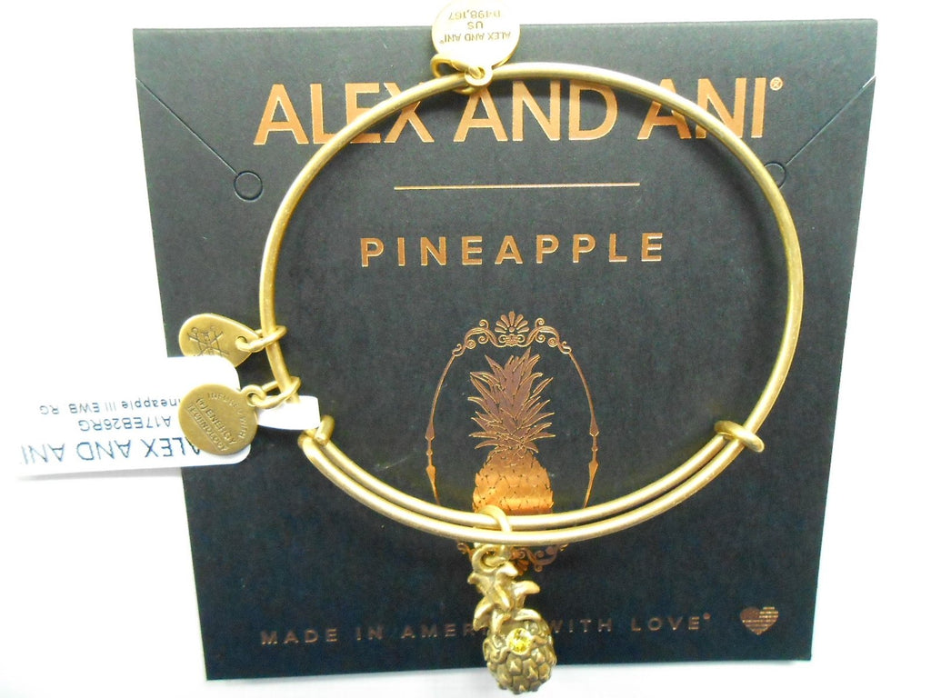 Alex and ANI Pineapple III Bangle Bracelet, Expandable