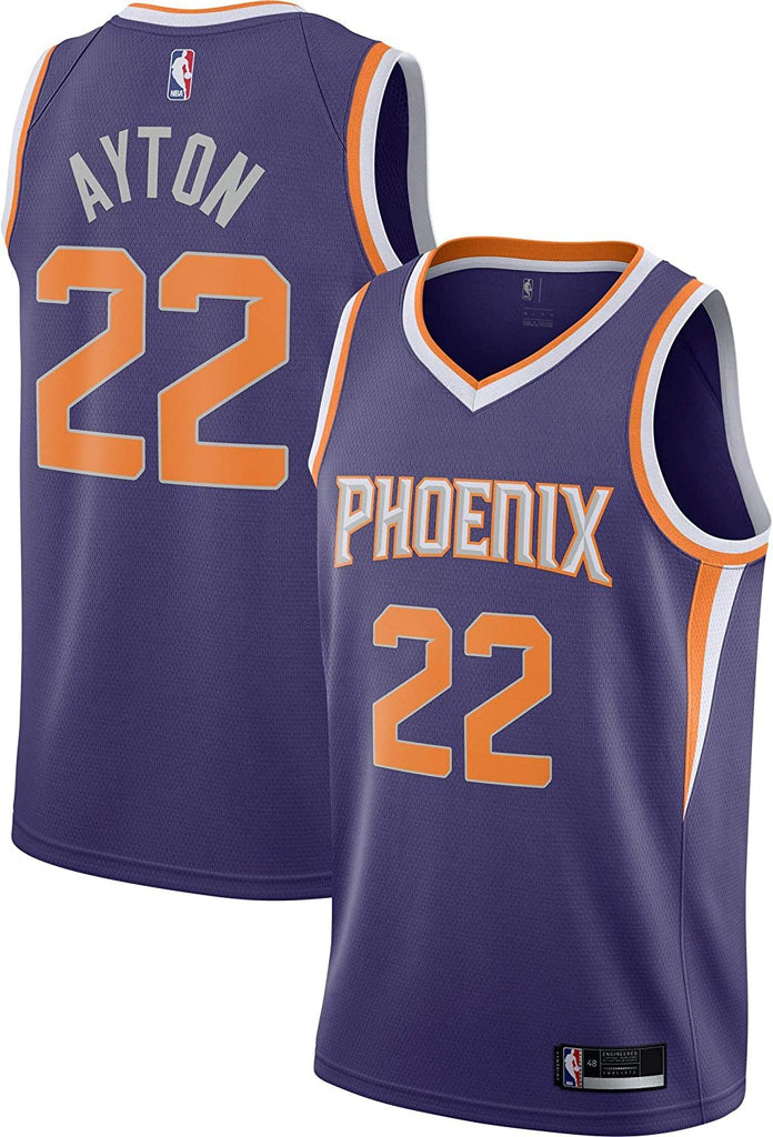 Deandre Ayton Phoenix Suns #22 Purple Youth 8-20 Icon Edition Swingman Jersey