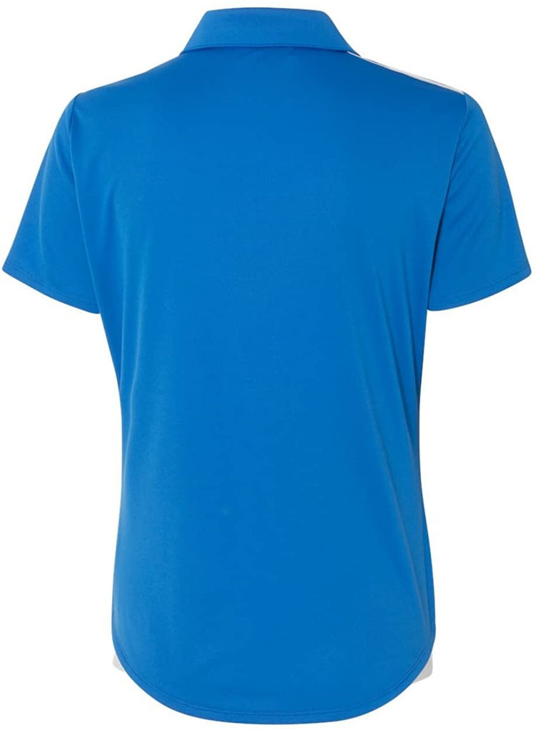 adidas Golf Womens 3-Stripes Shoulder Polo (A235) -Bright Roy -M